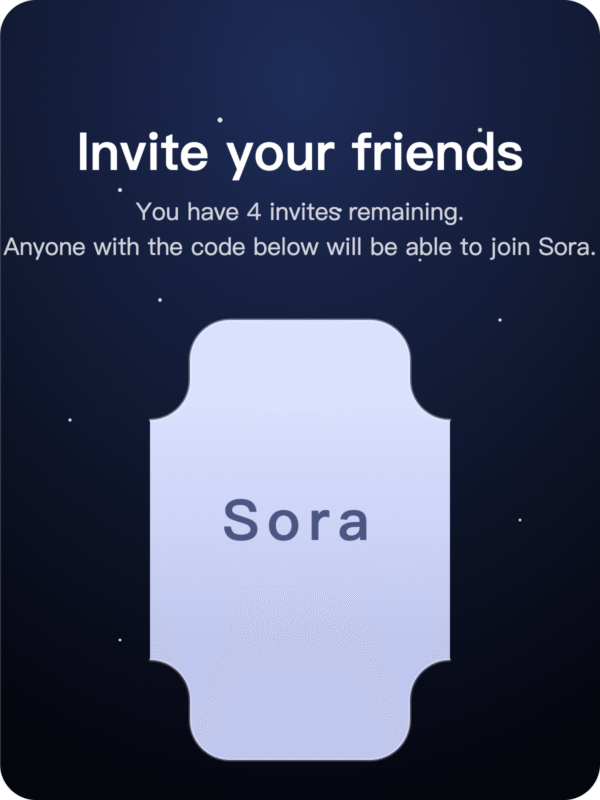Sora 2 Invite Code